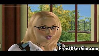 ���ਾਜ਼ਾ 3D ਸਕੂਲ ਦੀ ਕੁੜੀ ਚੱਟਦੇ ਇੱਕ ਤਿੱਕੜੀ ਨਿਆਣੇ ਕੱਸੀ ਚੂਤ